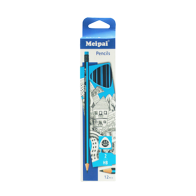 Meipai Pencil HB 2 (12pcs) Blue image