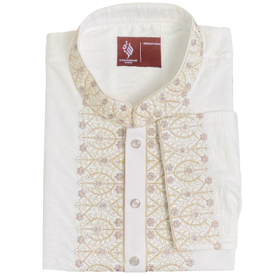 Mens White Panjabi image