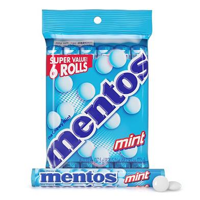 Mentos Mint Candy Pack 44 pcs 118.8gm (Thailand) - 142700057 image