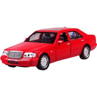 Mercedes SW140 Diecast 1:32 Alloy Toy Car Sound And Light Pull Back Model Full Body Metal Die-cast Model image