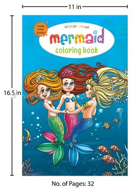 Mermaid Colouring Book (Giant Book Series) image