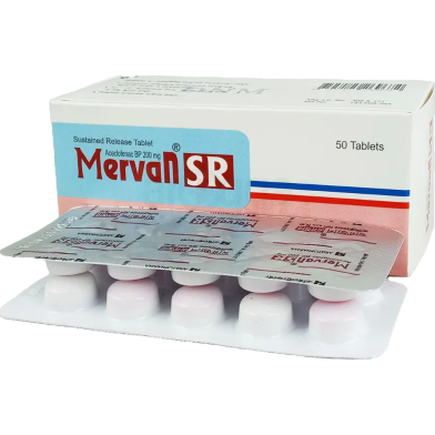 Mervan SR 200 mg 10's Strip Tablet image