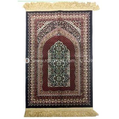 Meshcah Premium Muslim Prayer Jaynamaz-জায়নামাজ (Marron and Mixed Color) - Any Design image