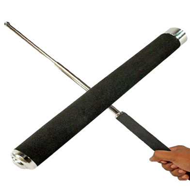 Metal Extendable Self-Defense Stick With Bag image