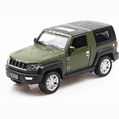 Metal Toy Alloy Car Diecasts Toy Vehicles 1: 32 Toy Car Beijing Jeep Car Model Wolf Warriors Model Car Toys-Olive image