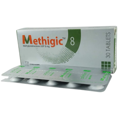 Methigic 8 mg Tablet 10'S Strip image