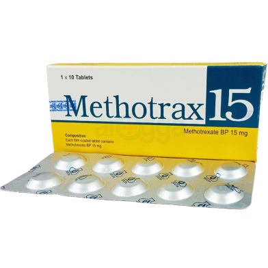 Methotrax 15 mg 10's Strip Tablet image