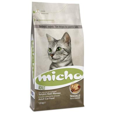Micho Adult Dry Cat Food Rich In Chicken 1.5kg image