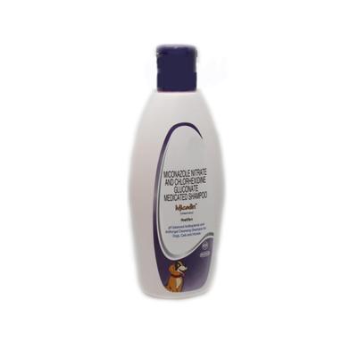 Micodin Medicated Anti Bacterial and Anti Fungal Shampoo For Dogs 200 g image