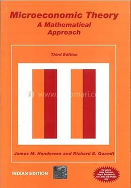 Microeconomic theory : A Mathematical Approach image