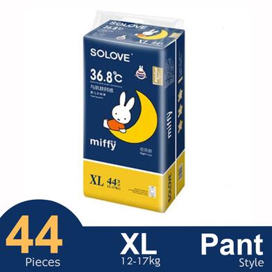 Miffy Pant system Night Baby Diaper (XL Size) (44Pcs) image