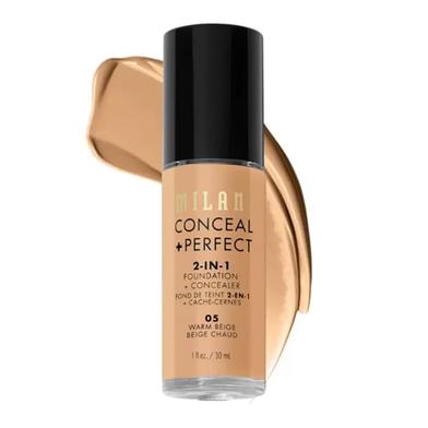 Milani Conceal plus Perfect 2-In-1 Foundation and Concealer 30ml - 05 Warm Beige image