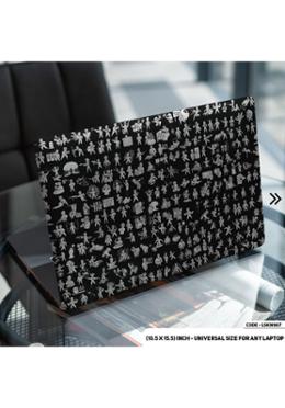 DDecorator Mini Character Sticker Bombing Laptop Stickers image