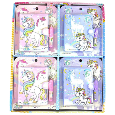 Mini Diary with Pen - Unicorn image