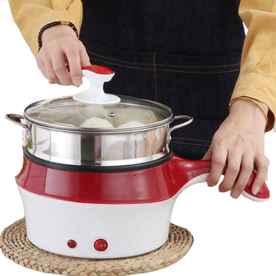 Mini Electric Multi Cooker with Steamer Compact and Convenient Cooking Solution image