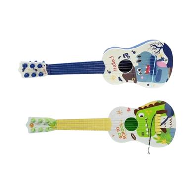 Mini Guitar Toy Beginners String Guitar Plastic Music Gifts For Children (guitar_mini_819_ran) image