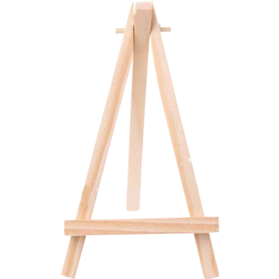 Mini Wood Display Easel Natural Craft Table Stand18 Inchs image
