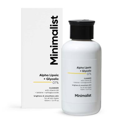 Minimalist Alpha Lipoic plus Glycolic 07percent Cleanser - 100ml image