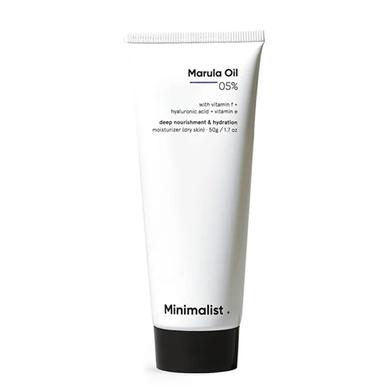 Minimalist Marula Oil 5percent Face Moisturizer For Dry Skin With Hyaluronic Acid image