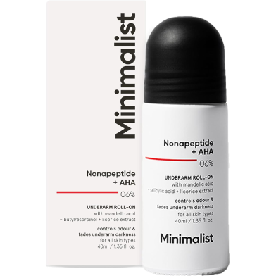 Minimalist Nonapeptide Plus AHA 6 Percent Underarm Roll-On 40 ml image