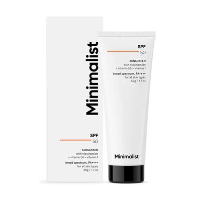 Minimalist Sunscreen Cream SPF50 Lightweight image