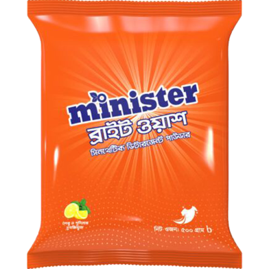 Minister Bright Wash Detergent 500 gm image