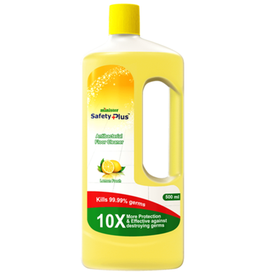 Minister Safety Plus Antibacterial Floor Cleaner (Lemon Fresh) - 500 Ml image