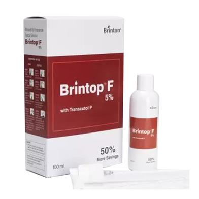 Minox Brintop F 5percent Minoxidil Hair Gain Treatment Serum with Trascutol P - 100ml image