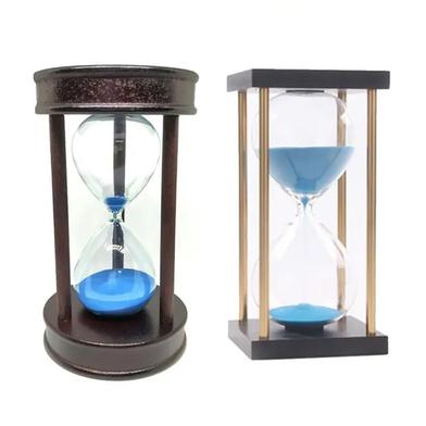 Minutes Hourglass Wooden Frame Sandglass Home Kitchen Timer Clock image