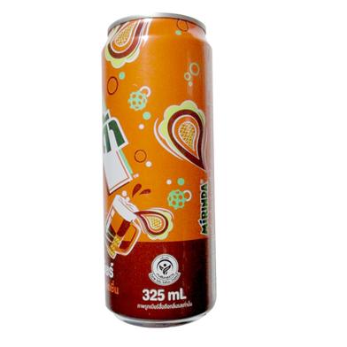 Mirinda Root Beer flavor Soft Drink Can 325 ml (Thailand) image