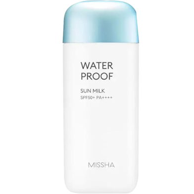 Missha Waterproof Sunscreen Sun Milk Spf50 plus Pa quadruple plus - 70ml image