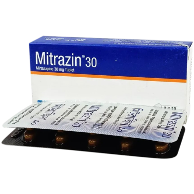 Mitrazin 30 mg Tablet-10's Strip image