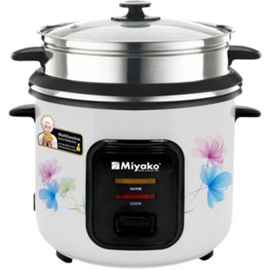 Miyako ASL-3P-280-YLD Double Pot Heavy Duty Multifunctional Rice Cooker-2.8 Liter image