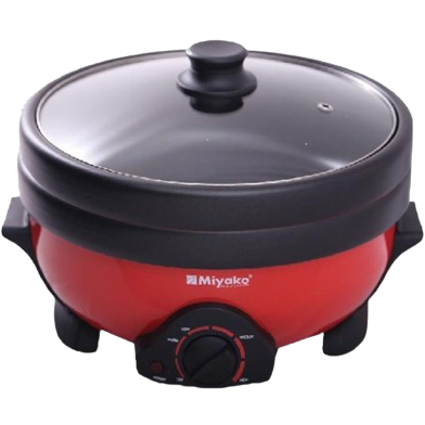 Miyako Double Pot Multi Cooker, Removable Non-Stick Pan, Automatic Cooking and Warming System (4 LTR) image