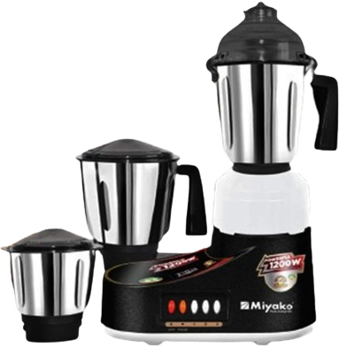 Miyako Premium Stainless Steel 3 in 1 Grinder, Blender and Mixer- Blaaze 1.5Ltr image