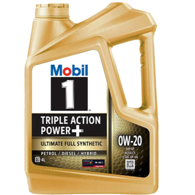 Mobil 1- 0W-20 Full Synthetic 4 Ltr image