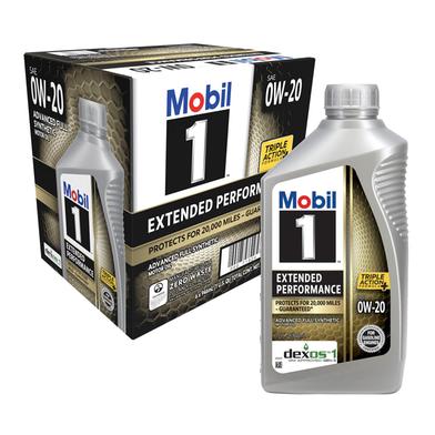 Mobil 1 Extended Performance 0W-20 Full Synthetic Engine Oil 946ml image