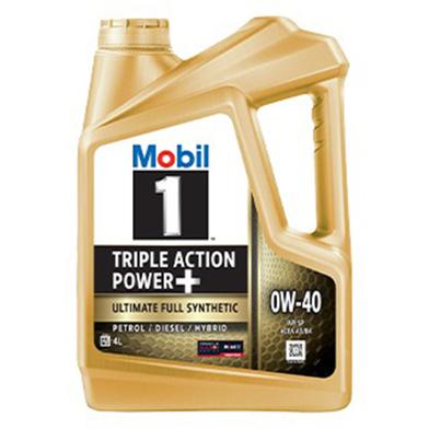 Mobil 1 Triple Action Power 0W-40 Full Synthetic Engine Oil 4L image