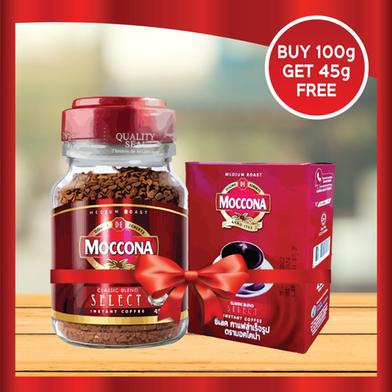Moccona Select Instant Coffee - 100 gm Jar with Get Coffee 45g Pack Free image
