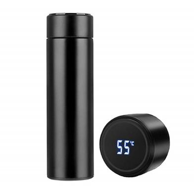 Modern Style Hot And Cold Flask With LED Temperature Monitor Black Color image