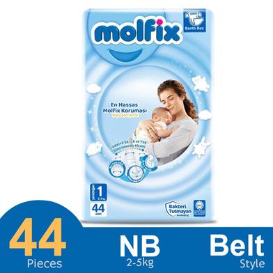 Molfix Belt System Baby Diaper (2-5 kg) (44pcs) image