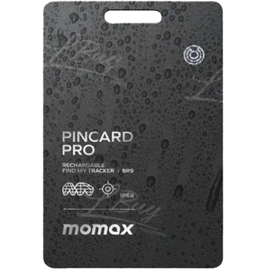 Momax PinCard Pro BR9 Rechargeable Find My Tracker image