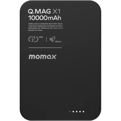 Momax Q.Mag X1 Magnetic Wireless Power Bank - 10000mAh image