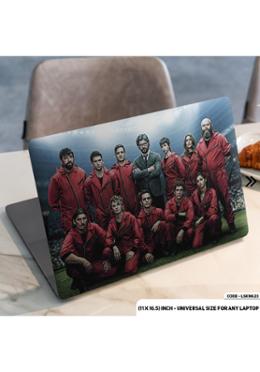 DDecorator Money Heist All Characters Laptop Sticker image