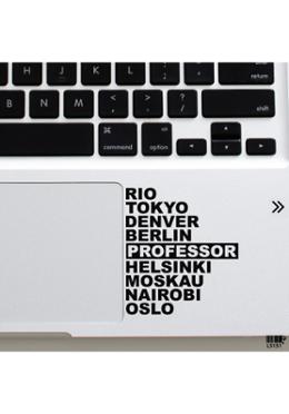 DDecorator Money Heist TV Series PROFESSOR Laptop Sticker image