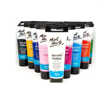 Mont Marte Acrylic Color Paint 75ml Tubes image