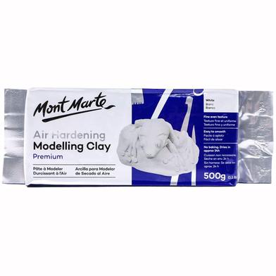 Mont Marte Air Hardening Modelling Clay - White 500gms image