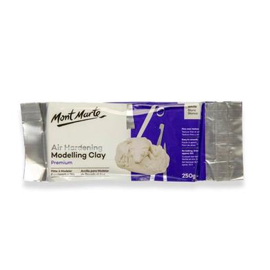 Mont Marte Air Hardening Modelling Clay - White 250 gm image