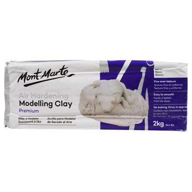Mont Marte Air Hardening Modelling Clay - White 2kg image