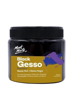 Mont Marte Black Gesso Tub 500ml image